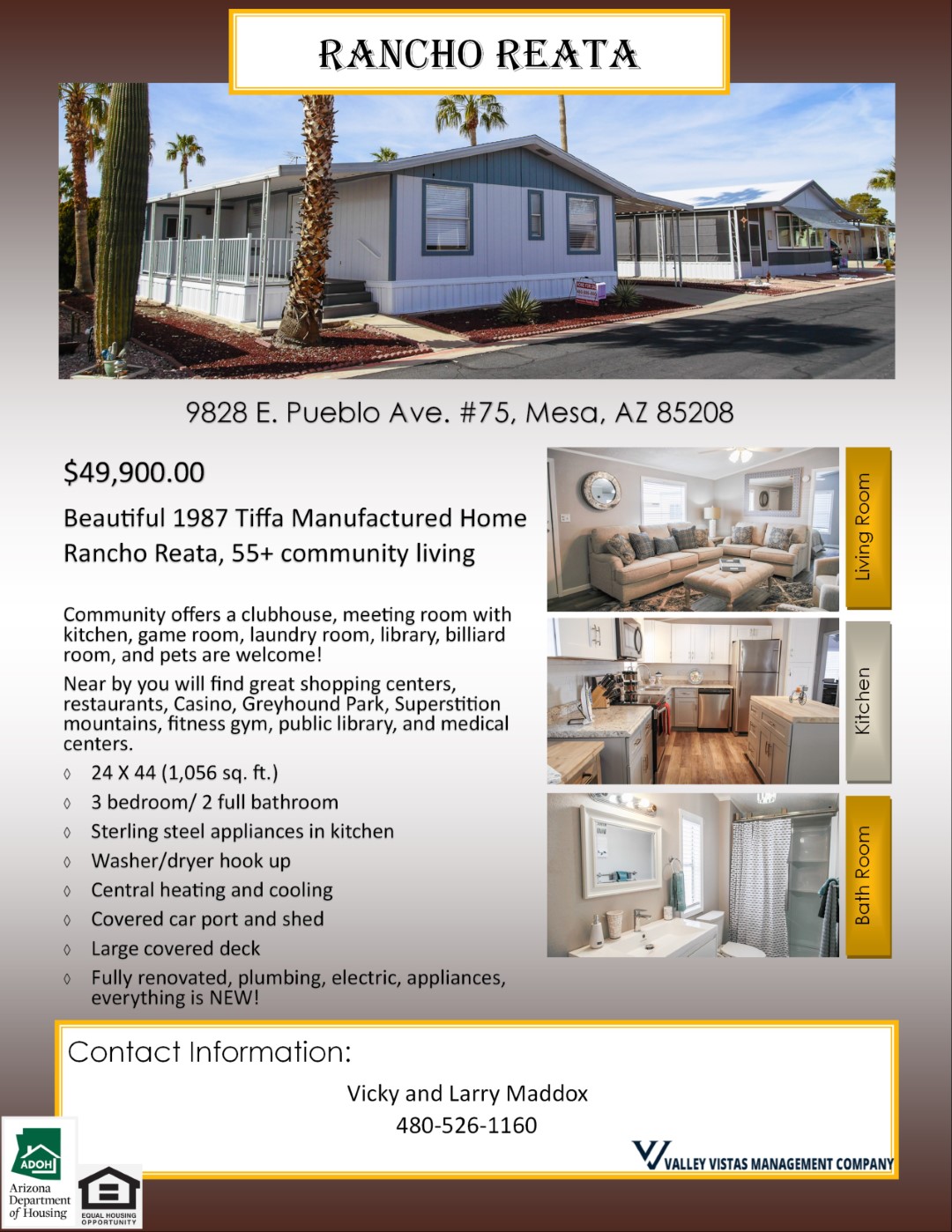 Rancho Reata Valley Vistas Management